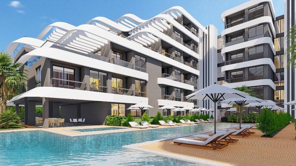 Neue Wohnungen im Bau mit Ratenzahlung in Antalya - Altıntaş