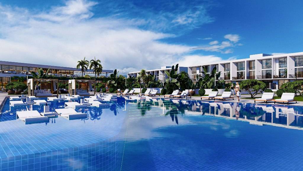 Modern apartments for sale under construction North Cyprus
